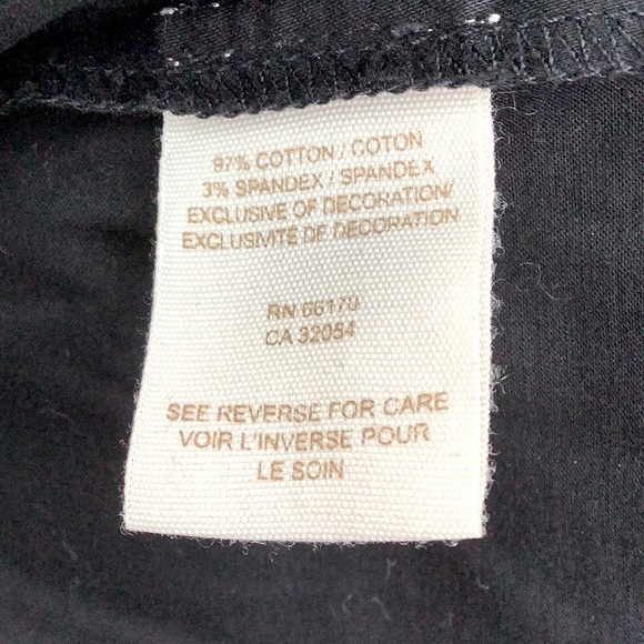 Free People black mini skirt with a shirred waistband and sequin embellishments - Picture 7 of 7